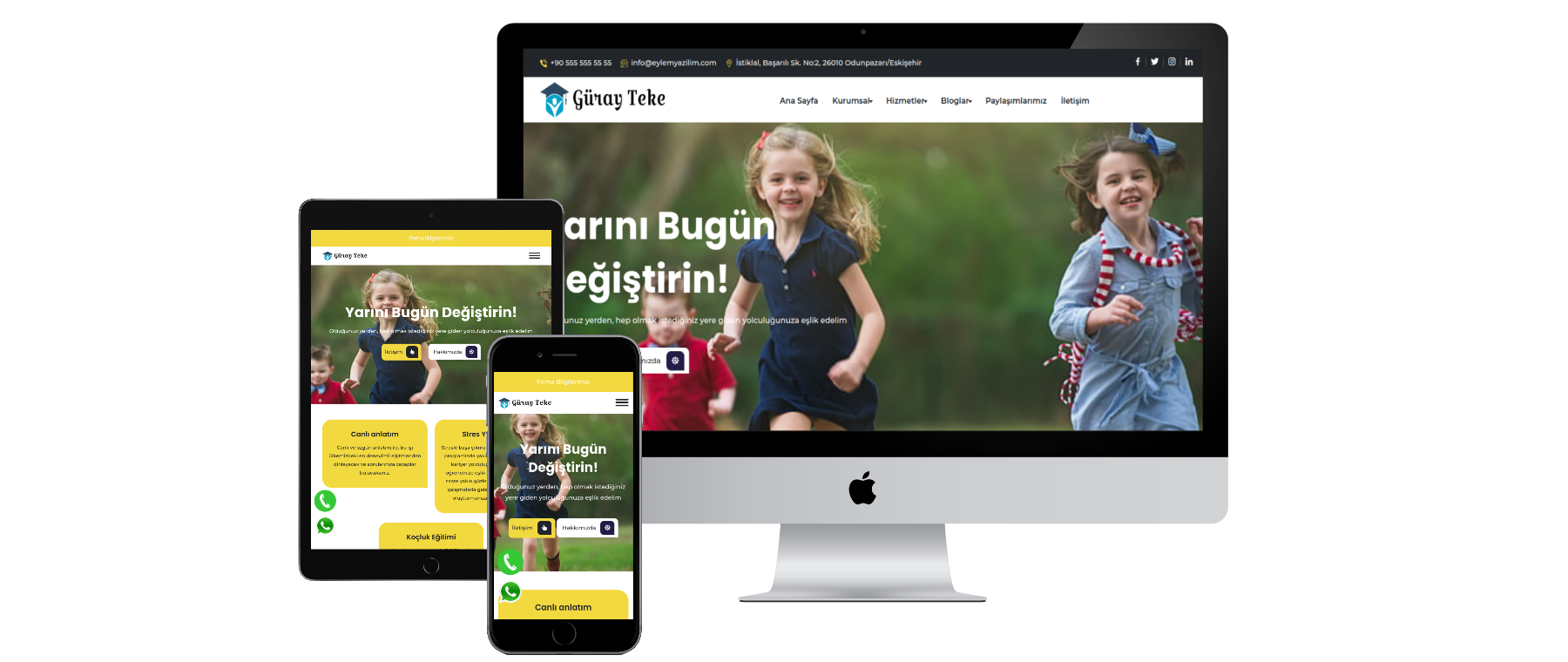 Psikolog Web Sitesi | Eylem Yazılım