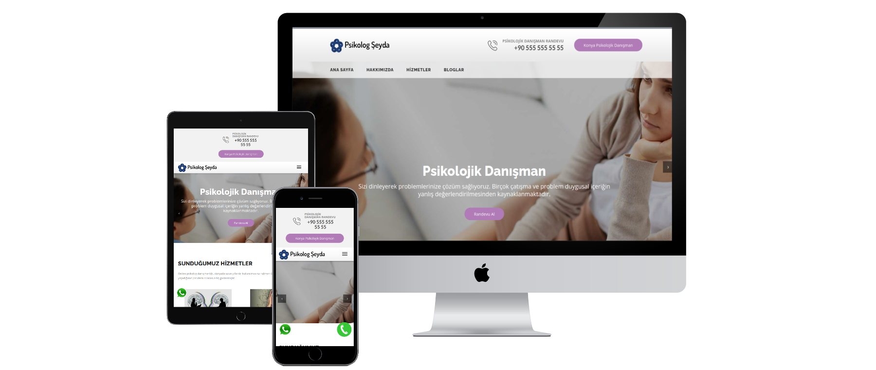 Psikolog V2 Web Sitesi Eylem Yazılım 